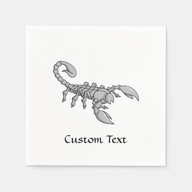 Scorpion Icon Napkin (Front)