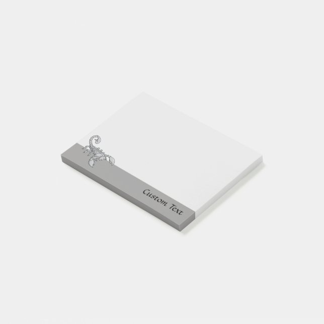 Scorpion Icon Post-it Notes (Angled)