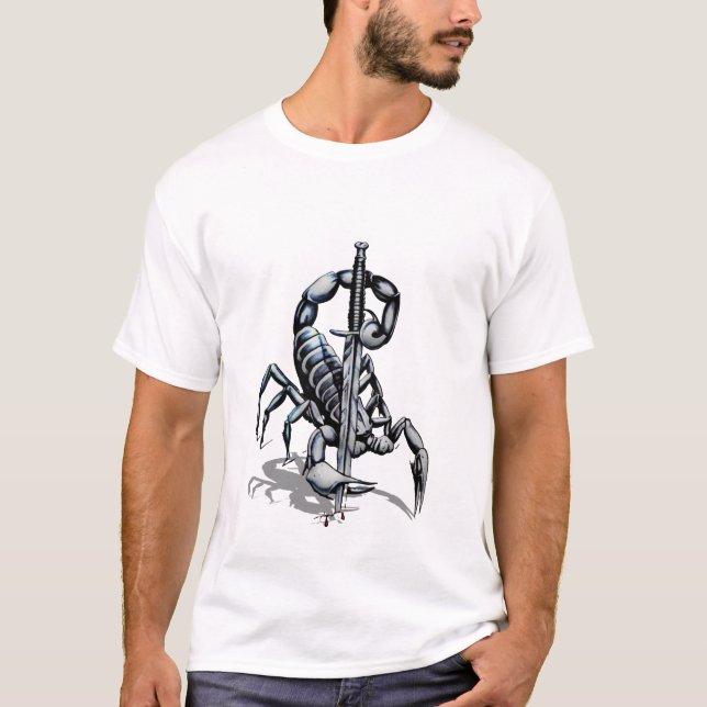 Scorpion, illustration 3D T-shirt (Devant)