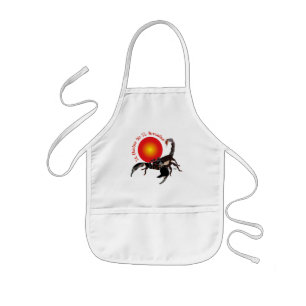 scorpion kids apron