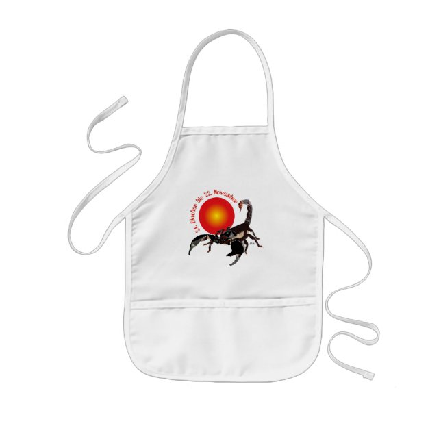 scorpion kids apron (Front)