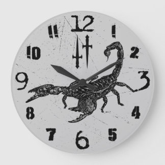 Scorpion Large Clock