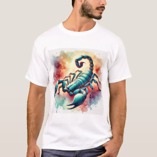 Scorpion Majesty 080824AREF111 - Watercolor T-Shirt