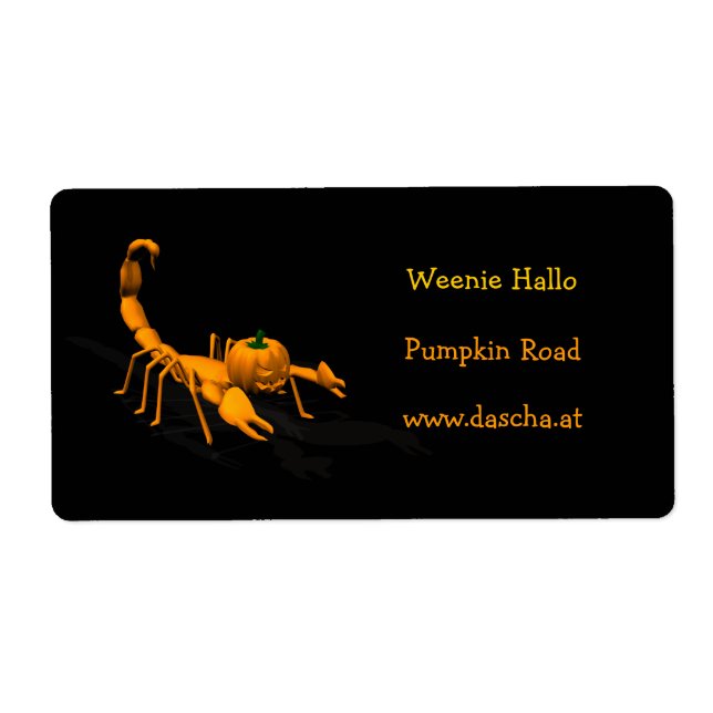 Scorpion orange (Devant)