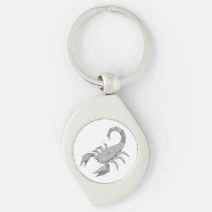 Scorpion origami keychain