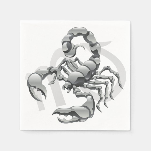 Scorpion Paper Napkins (Front)