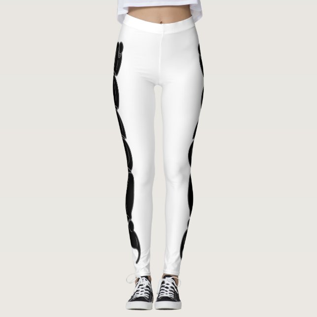Scorpion Pose Yoga Leggings (Front)