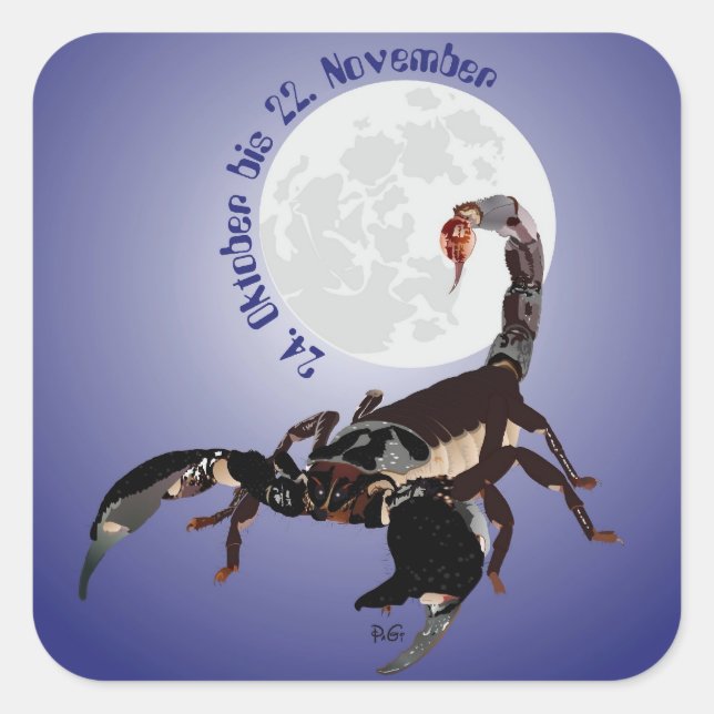 scorpion sticker (Front)