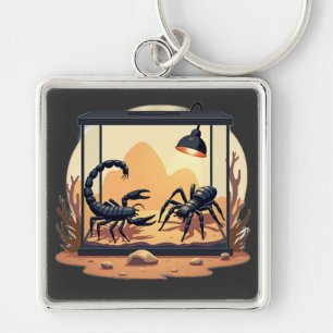 Scorpion Terrarium Habitat Keychain