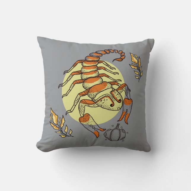 scorpion throw pillow (Front)