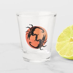 Scorpion Tribal Graphic Design Shot Glass