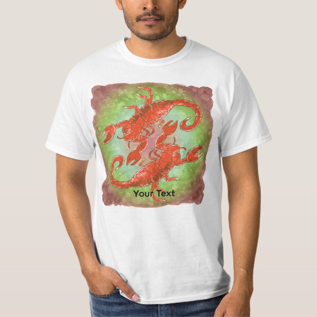 Scorpion Yin Yang  T-Shirt (Front)