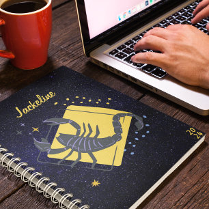 Scorpion Zodiac l Modern Galaxy Sky Star Planner