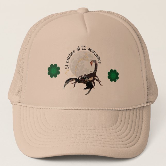 Scorpione 24 ottobre al 22 novembre Cappello Trucker Hat (Front)
