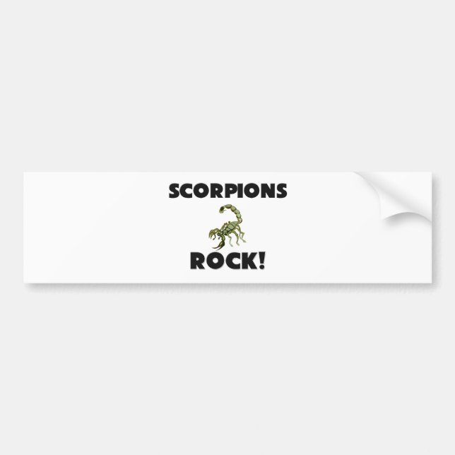 Scorpions Rock Bumper Sticker (Front)