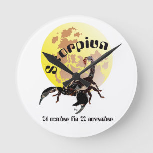 Scorpiun 24 more october fin 22 November clock