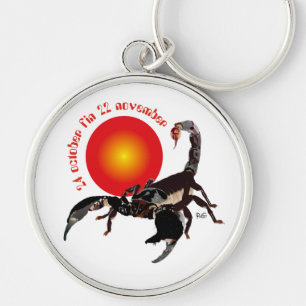 Scorpiun 24 oct. fin 22 nov. keychain