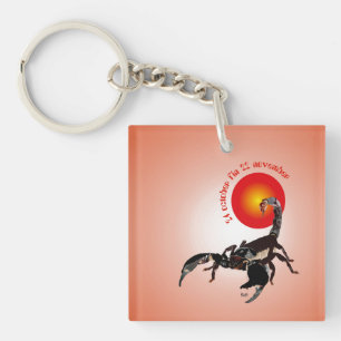 Scorpiun 24 oct. fin 22 nov. keyring