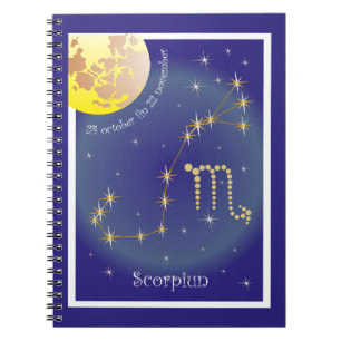 Scorpiun 24 october fin 22 November notebook