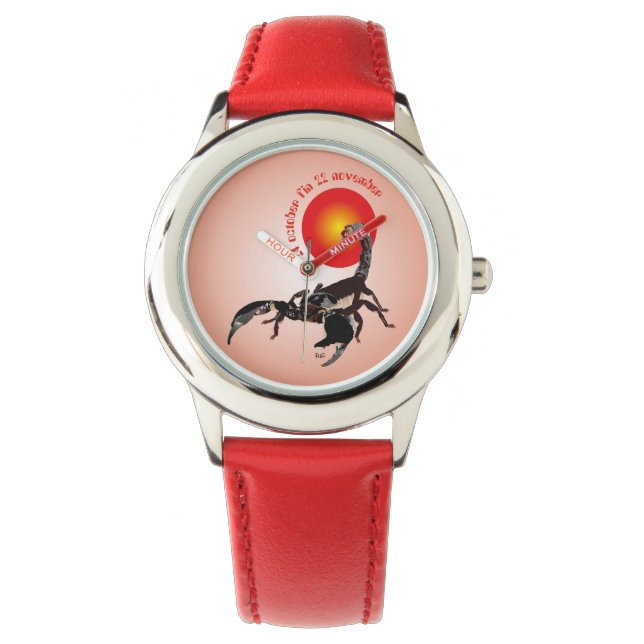 Scorpiun 24 october fin 22 november Uhr Watch (Front)