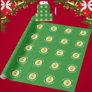 Scot Lion Rampant Angel Christmas Flag Personalize Wrapping Paper