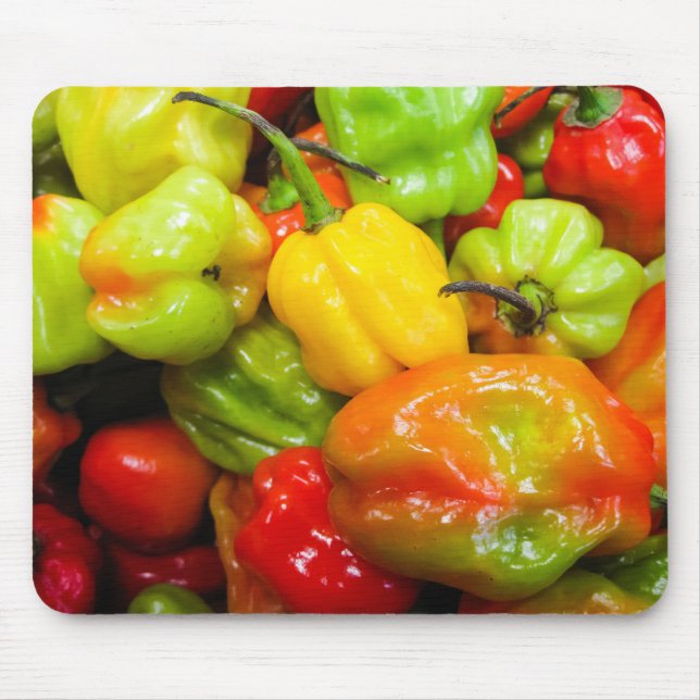 Scotch Bonnet Chillies Mouse Pad (Front)