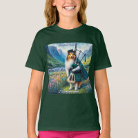Scotch Collie Serenade – Bagpipes & Tartan Whimsy