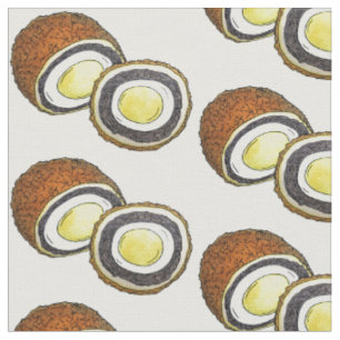 Scotch Egg UK British Food Yorkshire England Fabric