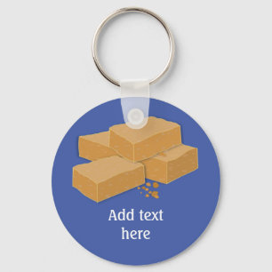 Scotch Fudge is Tablet - Traditional Scottish food Keychain