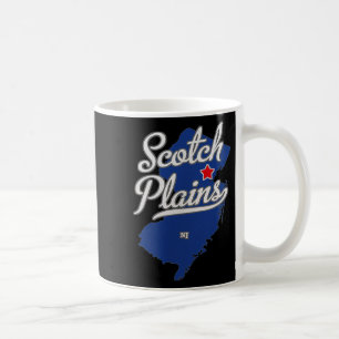 Scotch Plains New Jersey Nj Map  Coffee Mug