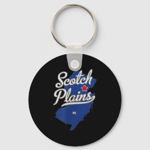 Scotch Plains New Jersey Nj Map  Keychain