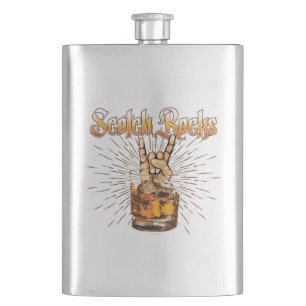 Scotch Rocks Hip Flask