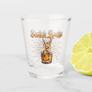 Scotch Rocks Shot Glass