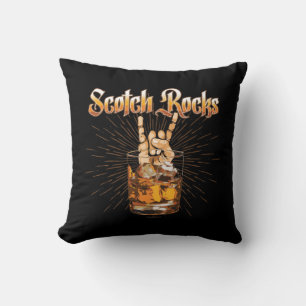 Scotch Rocks Throw Pillow