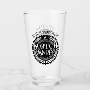 Scotch Snob - funny whiskey drinker Glass