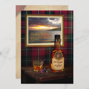 Scotch Whisky Birthday Invitation (customizable)