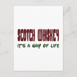 Scotch Whisky It's a way of life Postcard