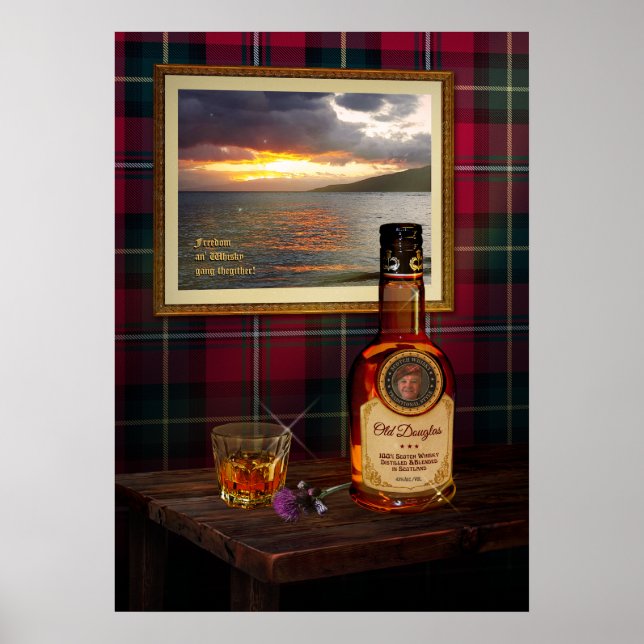 Scotch Whisky Poster avec votre texte (et photo?) (Devant)