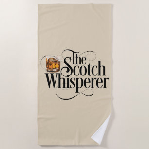 Scotch Whisperer Beach Towel