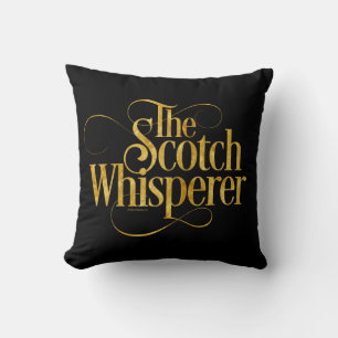 Scotch Whisperer Throw Pillow