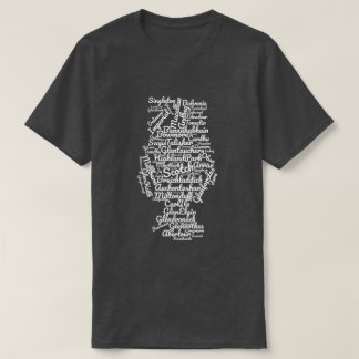 Scotch word cloud - white on dark T-Shirt