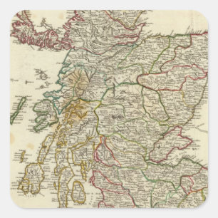 Scotland 10 square sticker