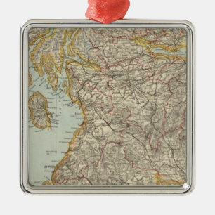 Scotland 12 metal ornament