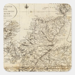 Scotland 15 square sticker