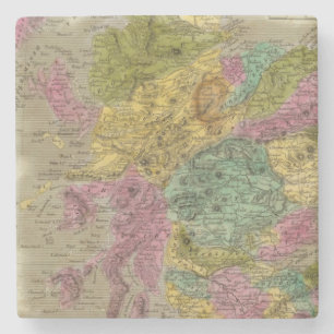 Scotland 15 stone coaster