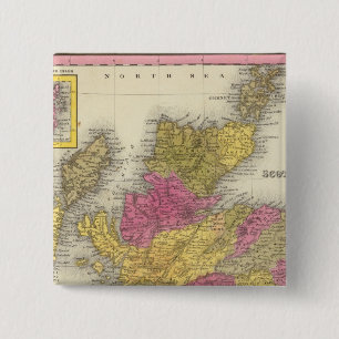 Scotland 16 2 inch square button