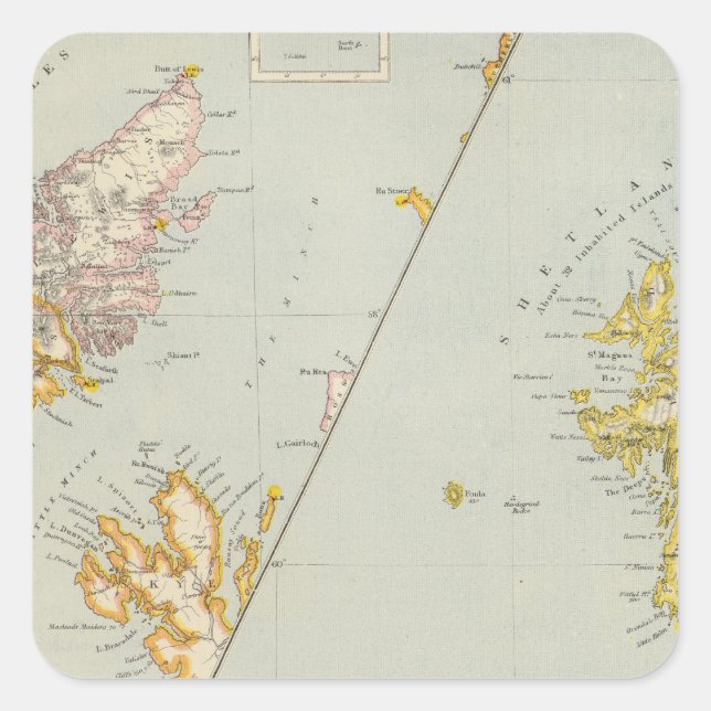 Scotland 16 square sticker (Front)