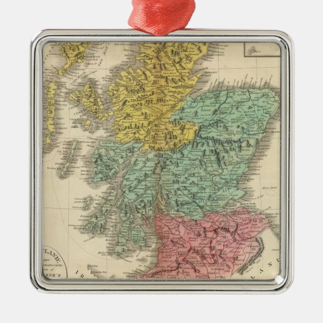 Scotland 18 metal ornament (Front)