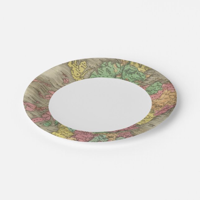 Scotland 18 paper plate (Angled)