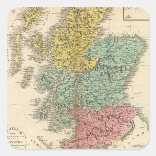 Scotland 18 square sticker (Front)